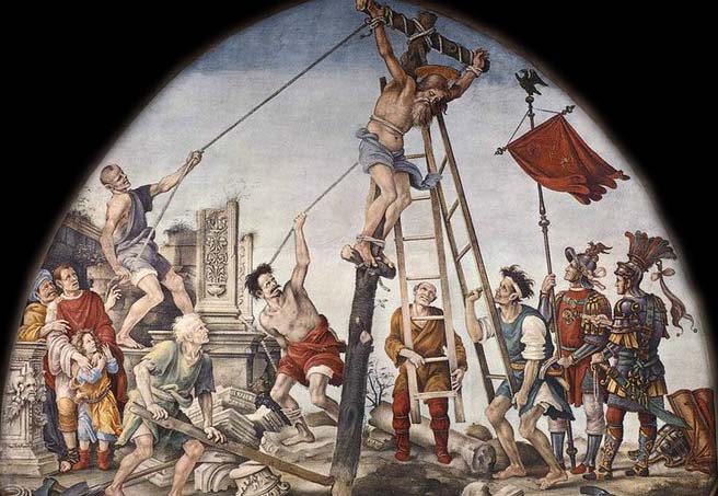 Crucifixion of St Philip